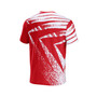 Men's NFL X Staple Red San Francisco 49ers Team Slogan All Over Print Short Sleeve T-shirt