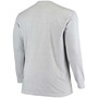 Men's Big and Tall Heathered Gray Miami Dolphins Practice Long Sleeve T-shirt