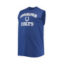 Men's Royal Indianapolis Colts Big and Tall Muscle Tank Top