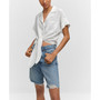Women's Linen Bow Shirt
