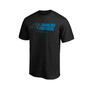 Men's Branded Black Carolina Panthers Big and Tall Team Logo Lockup T-shirt