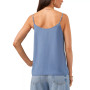 Women's Sleeveless Pin Tucked V-neck Camisole Top