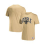 Men's NFL X Staple Cream New Orleans Saints Lockup Logo Short Sleeve T-shirt