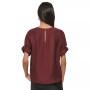 Women's Textured Cuffed-Sleeve Top