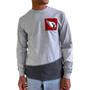 Men's Gray Arizona Cardinals Angle Long Sleeve T-shirt
