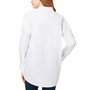 Women's Poplin Oversized Drop-Hem Shirt