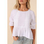 Womens Martha Frill Top