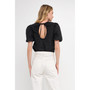 Women's Textured Back Scrunchie Top