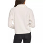 Women's Brushed Rib Split Neck Polo Top