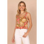 Womens Pissaro Frill Cropped Top