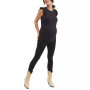 Cotton Flutter-Sleeve Maternity Top