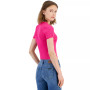 Petite Ribbed Polo Shirt