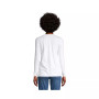 Women's Relaxed Supima Cotton Long Sleeve V-Neck T-Shirt