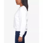 Women's Classics Spliced Quilted Pull On Crew Neck Top
