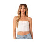 Women's Poplin Bustier Top