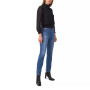 Women's Long Sleeve Cropped Mock Neck Blouse