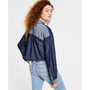 Women's Two-Tone Chambray Button-Front Shirt