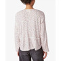 Women's Printed Tie-Neck Top