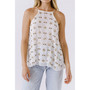 Women's Beads Embroidered Halter Top