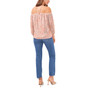Women's Long Sleeve Cold Shoulder High Neck Blouse