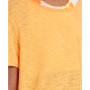 Marc New York Women's Performance Short Sleeve Knit Mesh Pullover with Front Chest Pocket Top
