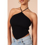 Womens Larissa Halter Knit Top