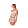 Women's Portofino Printed Sheer Lace Tank Top