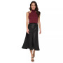 Women's Mock-Neck Cutout Knit Top