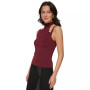 Women's Mock-Neck Cutout Knit Top