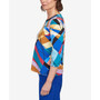 Women's Classics Double Strap Crew Neck Abstract Top