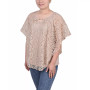 Petite Lace Poncho Top with Matching Tank