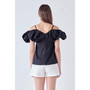 Women's Ruched Sleeve Top