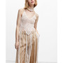 Women's Fringe Crochet Top