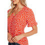 Women's Daisy Melody Ruffle Short Sleeve Blouse