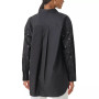 Women's Embellished Button-Down Poplin Blouse
