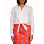 Women's Lover Tie-Front Button-Front Shirt