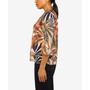 Petite Marrakech Skin Tropical 3/4 Sleeve Top