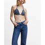Women's Strass Denim Top
