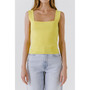 Women's Square Neck Knit Tank