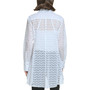 Women's Cotton Circle-Lace Spread-Collar Tunic