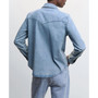 Women's Chest-Pocket Denim Shirt