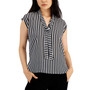 Women's Striped Tie-Neck Top, Created for Macy's