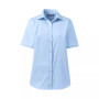 School Uniform Women's No Gape Short Sleeve Stretch Shirt