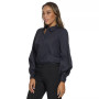 Women's Balloon-Sleeve Button-Down Blouse