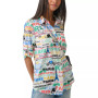 Women's Pocket-Front Whimsical Blouse