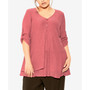 Plus Size Izzy Layer Plain Tunic Top
