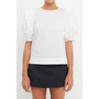 Women's Ruffled Top with Smocking Detail
