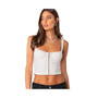 Women's Isadora ribbed corset top