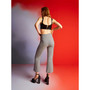 Women's Sweetheart Neck Pleather Crop Top