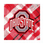 Women's Scarlet Ohio State Buckeyes Plus Size Mainstay Long Sleeve Button-Up Shirt